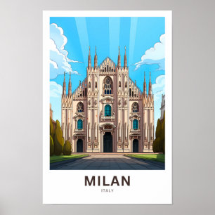 Poster Milan Italie Imprimer