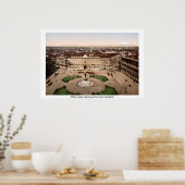 Poster Milan Italie Panorama, imprimé du 19ème siècle (Cuisine)