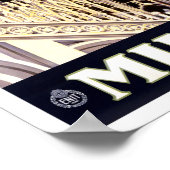 Poster Milan Italie voyage vintage (Coin)