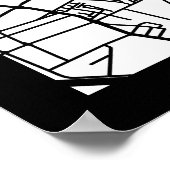 Poster Milan Italy Map (Coin)