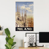 Poster Milano (Bureau à domicile)