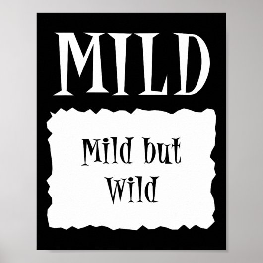 Poster MILD - Halloween Paquet chaud Costume Taco (Devant)