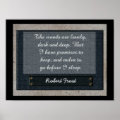 Poster Miles à parcourir Avant de dormir (Devant)