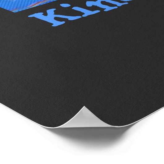 Poster Miles Davis "Un peu de bleu" (Coin)