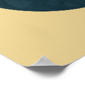 Poster Milieu du siècle moderne Cercles géométriques Art  (Coin)