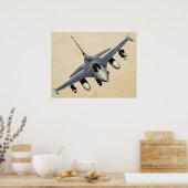 Poster militair Jet Plane (Keuken)