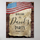 Poster Militaire, Armée, tout parti, signe d'accueil (Devant)