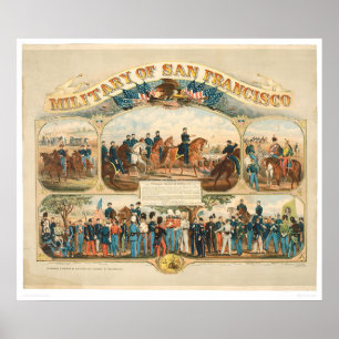 Poster Militaires de San Francisco (0064A)