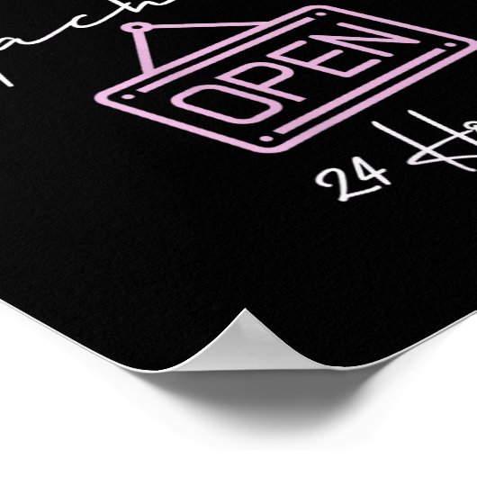 Poster Milk Machine Open 24 Hours Funny Breastfeeding New (Coin)