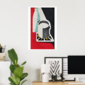 Poster Milk Pot - Matchbox Print - Aesthetic Wall Art (Bureau à domicile)