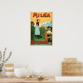 Poster MILKA CHOCOLAT SUCHARD Swiss Milk Chocolate Advert (Cuisine)