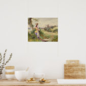 Poster Milkmaid 1860 (Cuisine)