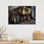 Poster Milkman - Bouteilles en boîtes (Cuisine)