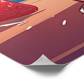 Poster Milkshake à la crème glacée (Coin)