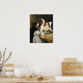 Poster Millais - Ça va mieux 1876 (Cuisine)