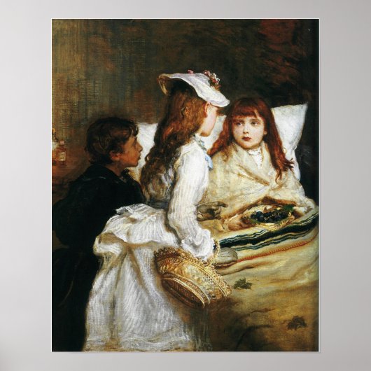 Poster Millais - Ça va mieux 1876 (Devant)