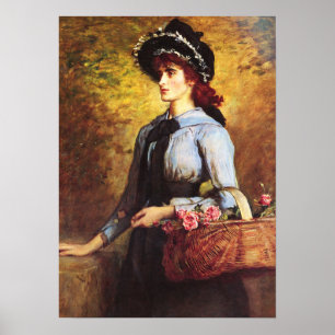 Poster Millais - Douce Emma Morland 1892