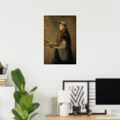 Poster Millais - La captive (Bureau à domicile)