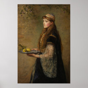 Poster Millais - La captive