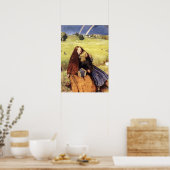 Poster Millais - La fille aveugle 1856 (Cuisine)
