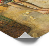 Poster Millais - L'atelier du charpentier (Coin)