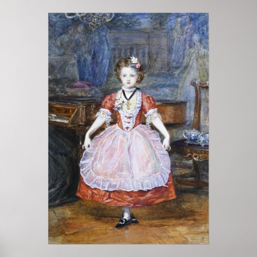 Poster Millais - Le Menuet 1866 (Devant)