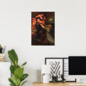 Poster Millais - Le Sauvetage (Bureau à domicile)