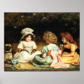 Poster Millais - Thé de l'après-midi 1889 (Devant)