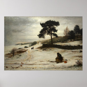Poster Millais - Vent d'hiver