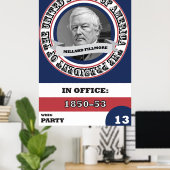 Poster Millard Fillmore Histoire présidentielle (Bureau à domicile)