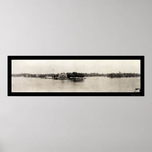 Poster Mille Îles, New York Photo 1909 (Devant)