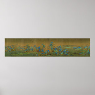 Poster Mille Li de la rivière et des montagnes Wang Ximen