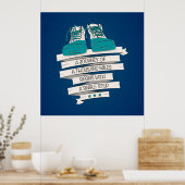 Poster mille milles commence par une seule étape (Cuisine)