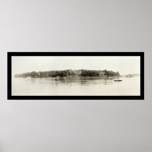 Poster Mille photos 1909 des îles NY