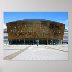 Poster Millennium Centre, Cardiff, Pays de Galles