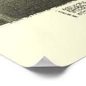 Poster Millersburg, PA Carte panoramique - 1894 (Coin)