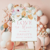 Poster Millie Floral Love In Bloom Réception de Mariage d
