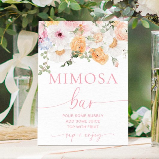 Poster Millie Floral Mimosa