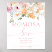 Poster Millie Floral Momosa Bar (Devant)