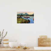 Poster Millinocket Maine Little Nesowadnehunk Lake Lily P (Cuisine)