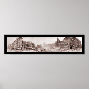 Poster Million de photo 1912 de Houston du feu du dollar