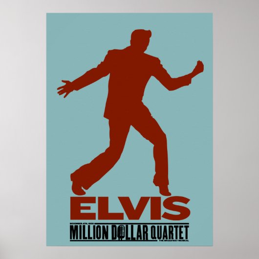Poster Million Dollar Quartet Elvis (Devant)