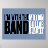 Poster Million Dollar Quartet "I'm With the Band" (Devant)