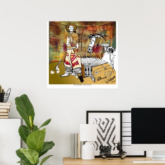 Poster Milonga Gaucha Tango (Bureau à domicile)
