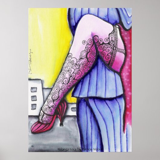 Poster Milonga Loca (Devant)