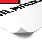 Poster Milwaukee 8-bit Gamer City (Coin)