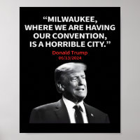 Milwaukee Horrible Président de la ville Trump Sar