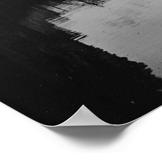 Poster Milwaukee River et Dowtown (Coin)