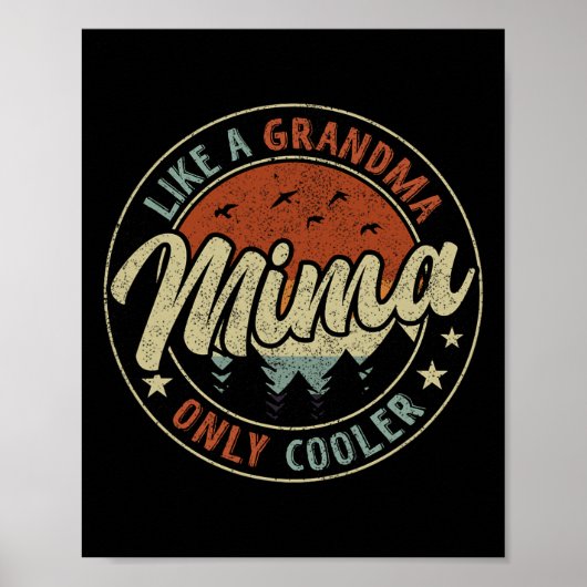 Poster Mima comme une grand-mère seulement Glacière Fête (Devant)