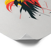 Poster Mime coloré (Coin)